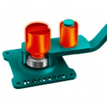 Ручной станок для гибки арматуры KRAFTOOL 10 E, острый гиб, на подшипнике - stroymarket66.ru - Нижний Новгород