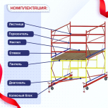 Вышка-тура  ВСП 2.0х2.0, Н-2.8м - stroymarket66.ru - Нижний Новгород