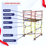 Вышка-тура  ВСП 2.0х2.0, Н-4.0м - stroymarket66.ru - Нижний Новгород