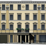 Фальшфасад сетка с изображением на строительные леса - stroymarket66.ru - Нижний Новгород