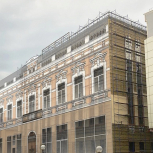 Фальшфасад сетка с изображением на строительные леса - stroymarket66.ru - Нижний Новгород