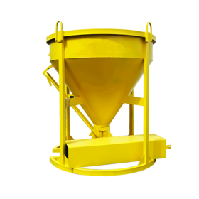 Бадья для бетона БН 1,0 м3 низкая c лотком - stroymarket66.ru - Нижний Новгород