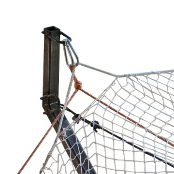 Защитно-улавливающая сетка (ЗУС) комплект кронштейн и 2 опоры с креплением - stroymarket66.ru - Нижний Новгород