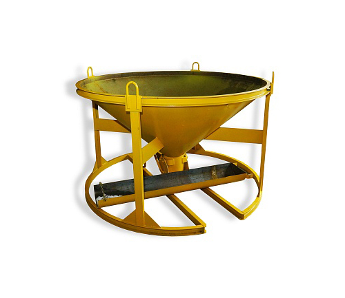 Бадья для бетона БН 0,75 м3 с лотком - stroymarket66.ru - Нижний Новгород